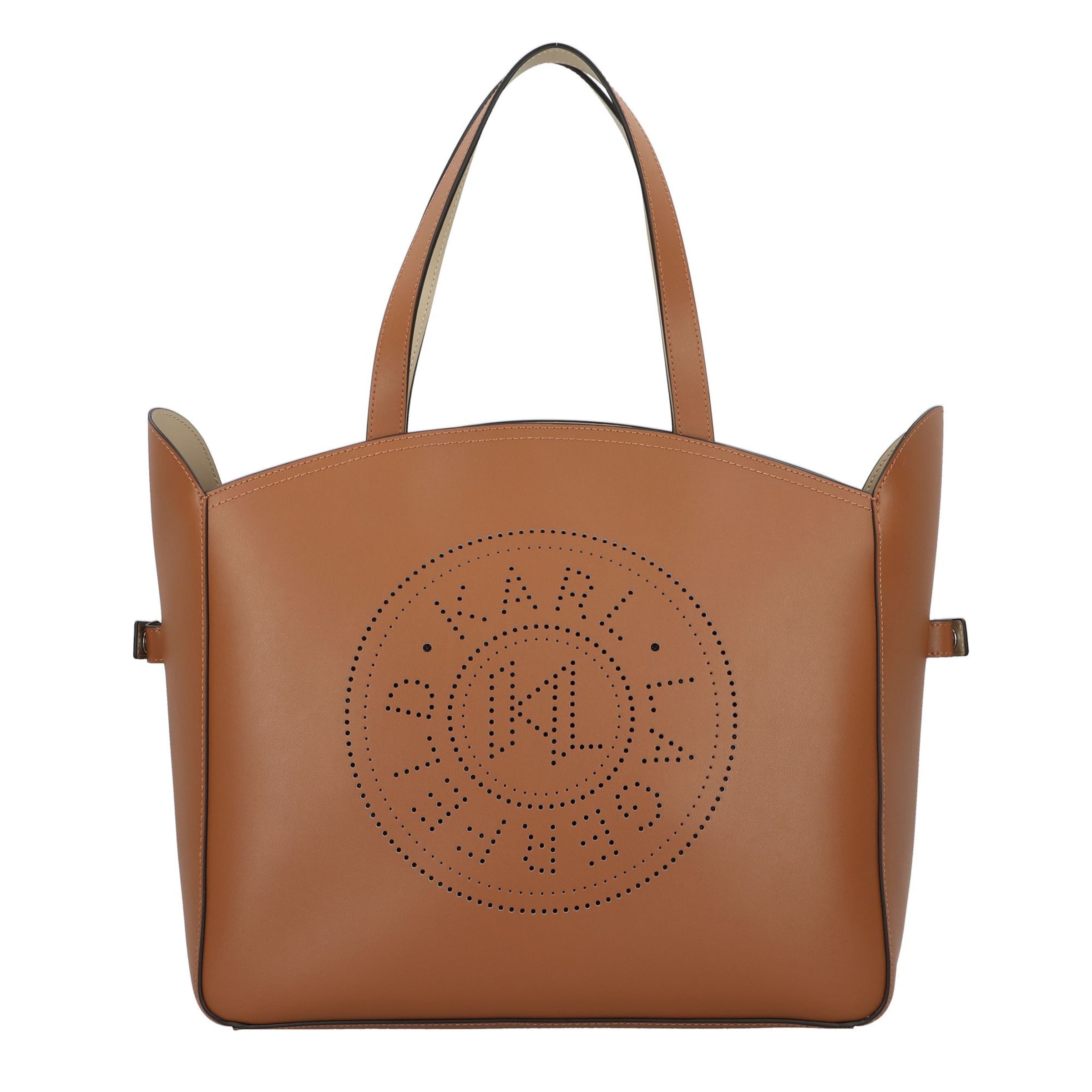 Karl Lagerfeld Shopper in Bruin: voorkant