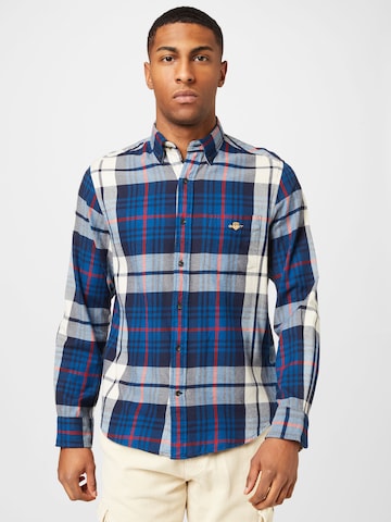 GANT Regular fit Button Up Shirt in Blue: front