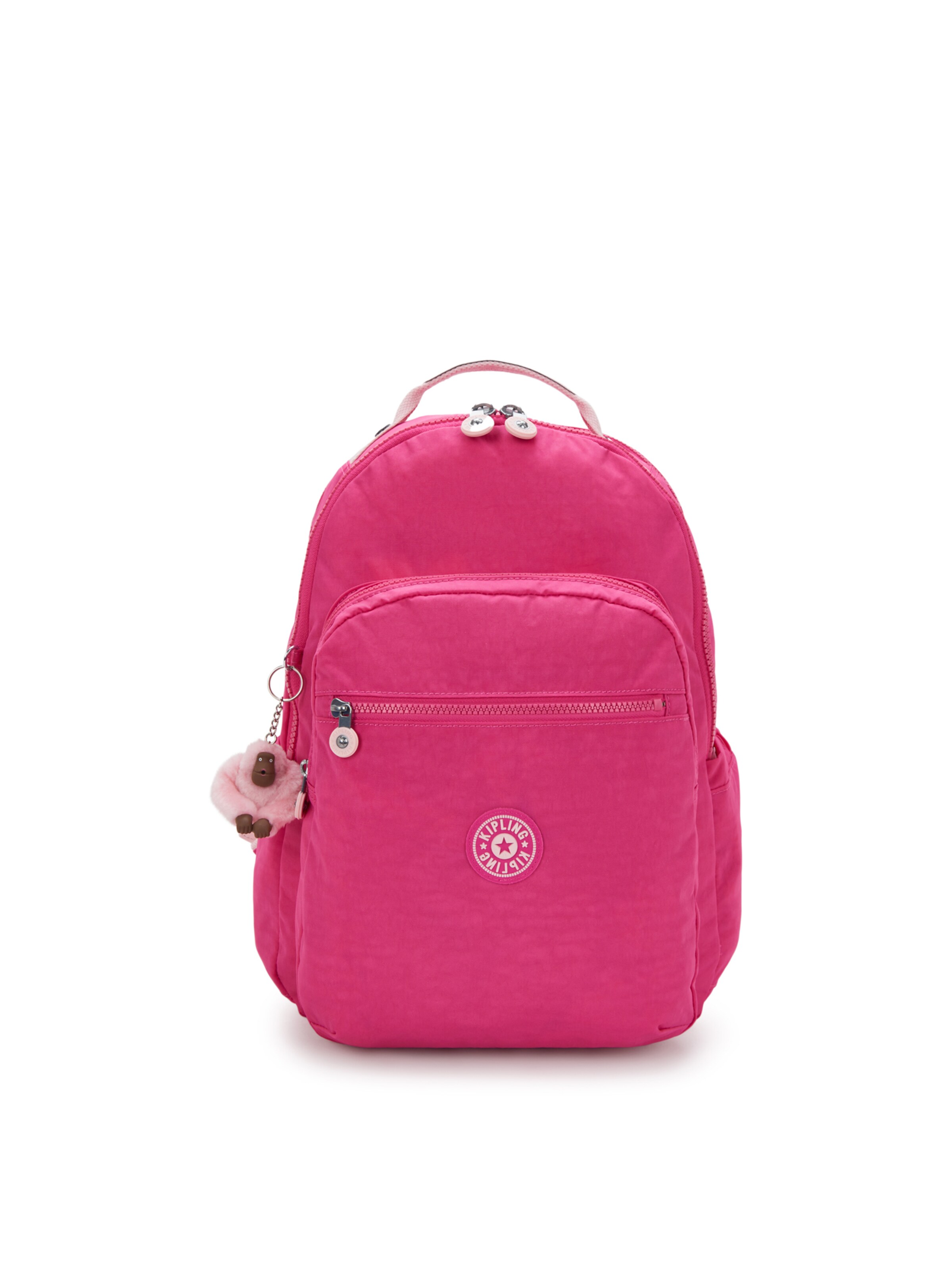 KIPLING Рюкзак 'SEOUL LAP' в Ярко-розовый: спереди