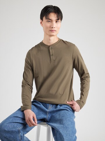 T-Shirt QS en vert : devant