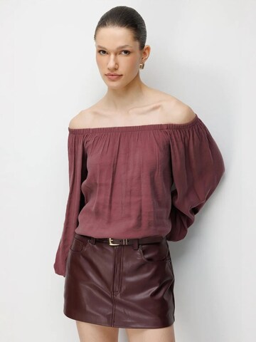 MixRay - Blusa em roxo: frente