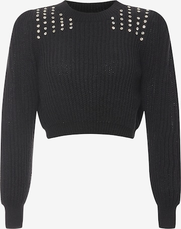 Pull-over faina en noir : devant