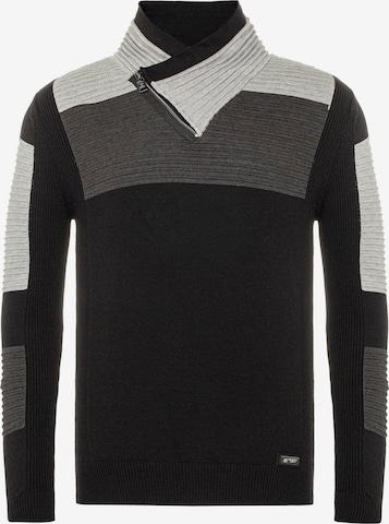 CIPO & BAXX Sweater in Black: front