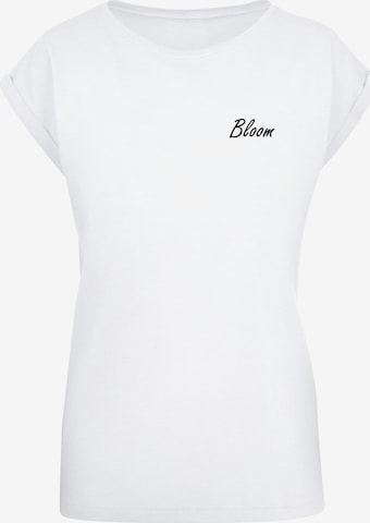 Merchcode Shirt 'Flowers Bloom' in White: front