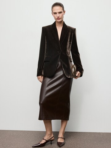 MANGO Kavaj 'COMBI' i brun