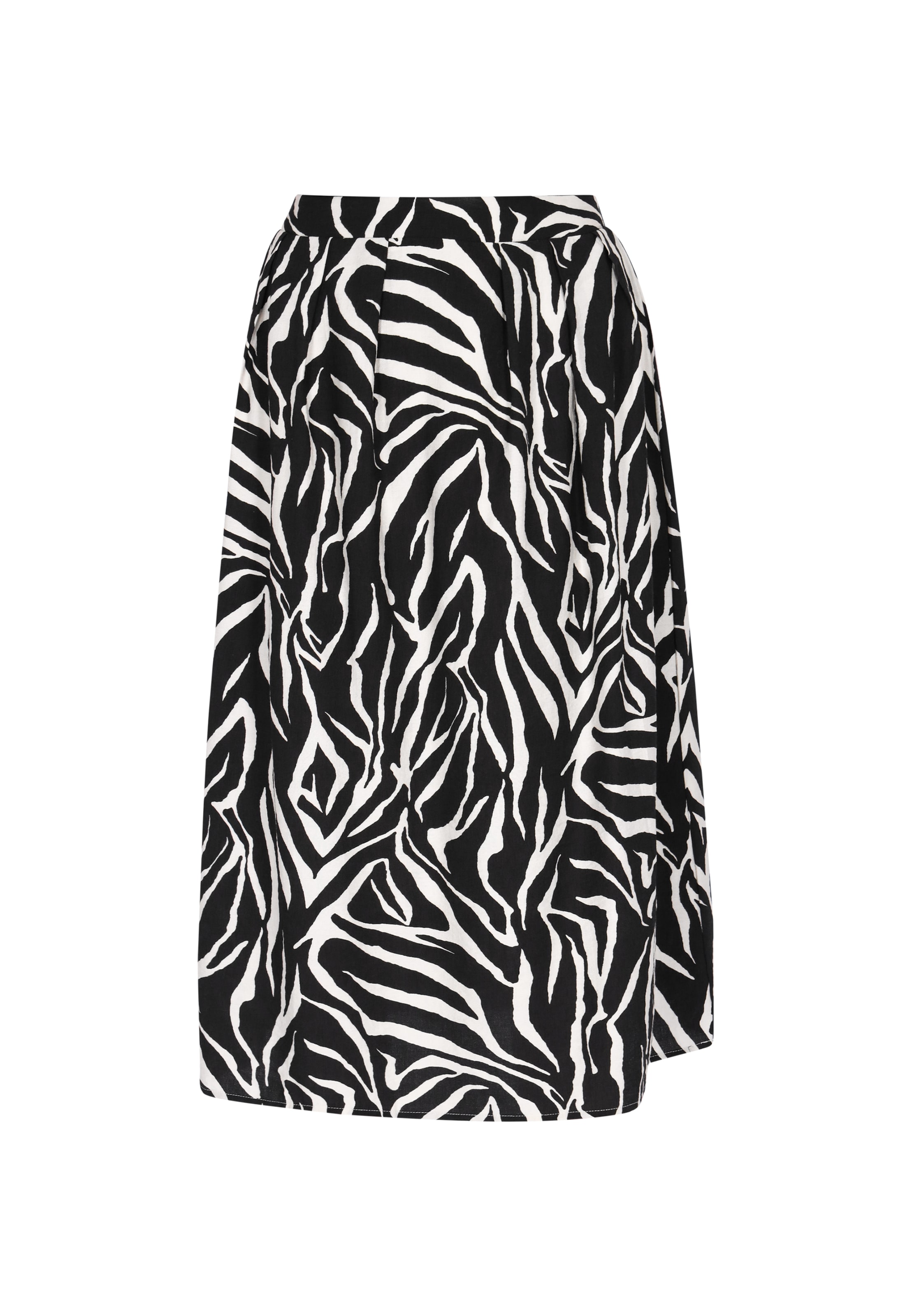 usha BLACK LABEL Rok 'Festival' in de kleur Zwart / Wit, Productweergave