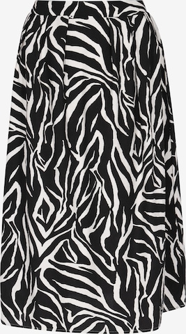 usha BLACK LABEL Rok 'Festival' in Zwart: voorkant