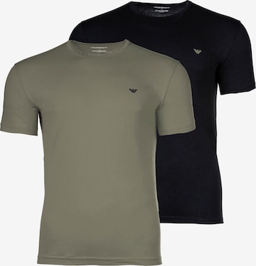 Emporio Armani Shirt in Green: front