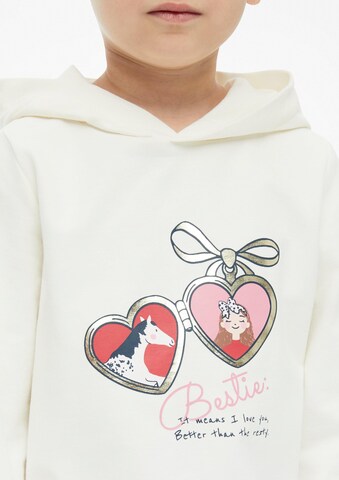 s.Oliver Sweatshirt in Beige