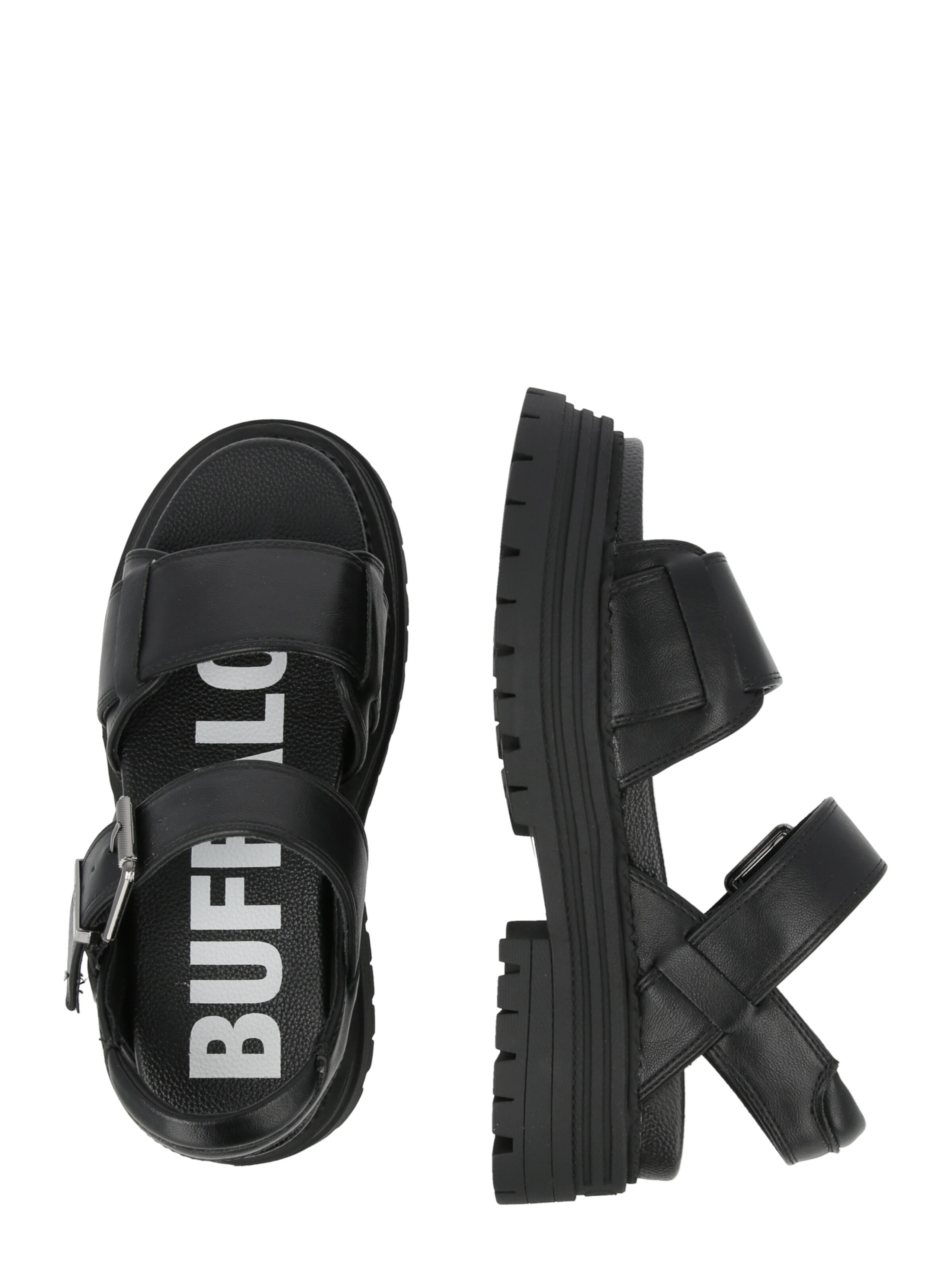 BUFFALO Sandale 'Lennox' in Schwarz