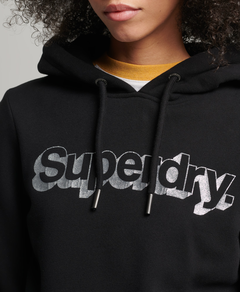 Superdry Sweatshirt Vintage Core in Schwarz 