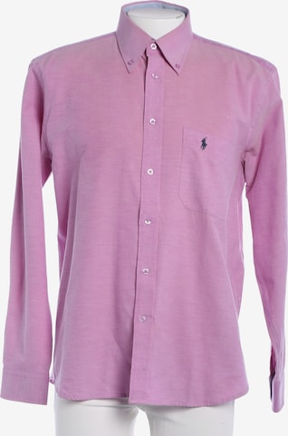 Polo Ralph Lauren Freizeithemd / Shirt / Polohemd langarm XL in Lila: Vorderseite