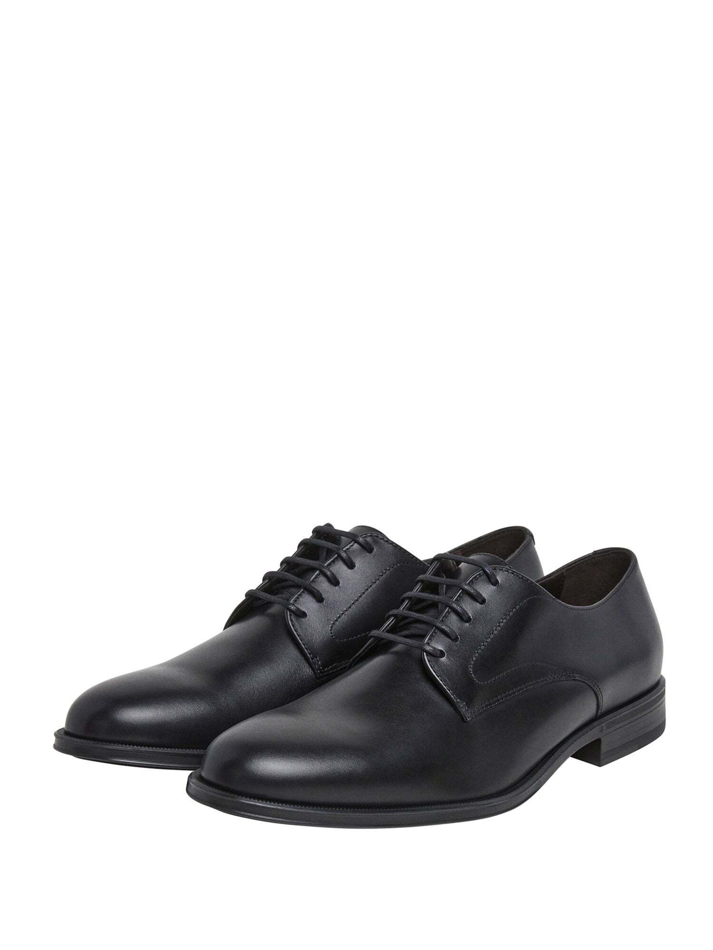 Scarpa stringata 'Duke Master' di Hackett London in nero