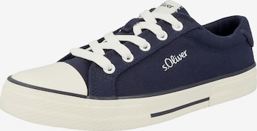 s.Oliver - Zapatillas deportivas bajas en azul: frente