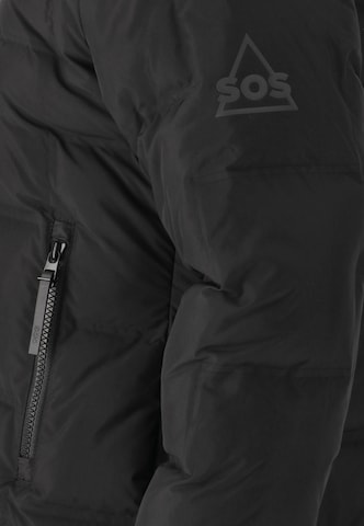 SOS Outdoorjacke 'Alagna' in Schwarz