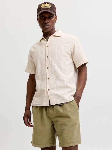 JACK & JONES Comfort Fit Skjorte i grå: forside