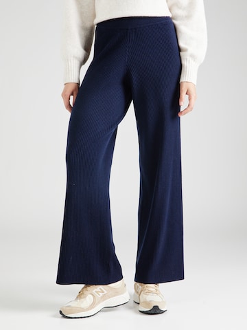 ECOALF Wide leg Broek 'CIPRE' in Blauw: voorkant