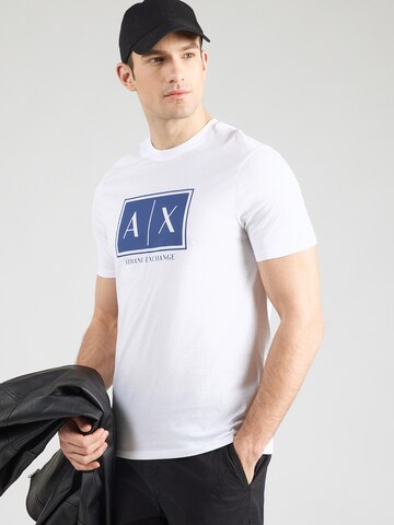 Maglietta di ARMANI EXCHANGE in bianco: frontale