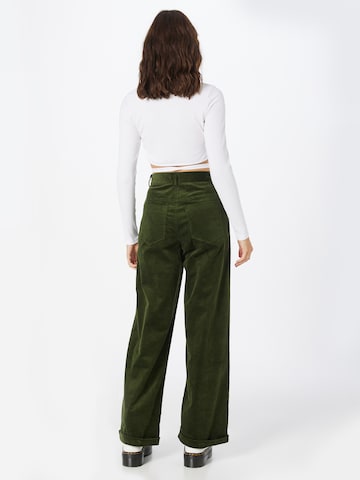 Givn Berlin Zvonové kalhoty Kalhoty 'ELENA' – zelená