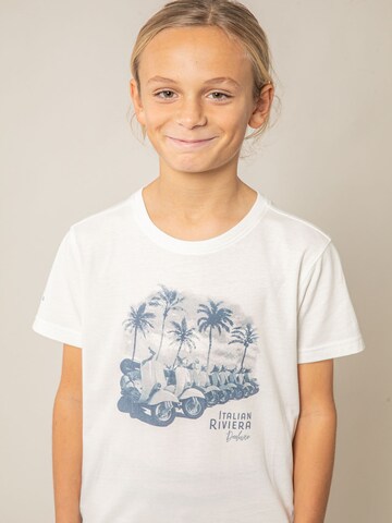 T-Shirt 'LAMBRATE' Deeluxe en blanc