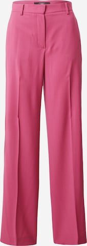 Weekend Max Mara Wide leg Pleated Pants 'VISIVO' in Pink: front