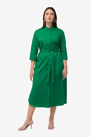 Robe-chemise Ulla Popken en vert : devant