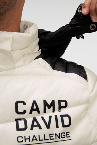 CAMP DAVID Winter Jacket in Beige: front