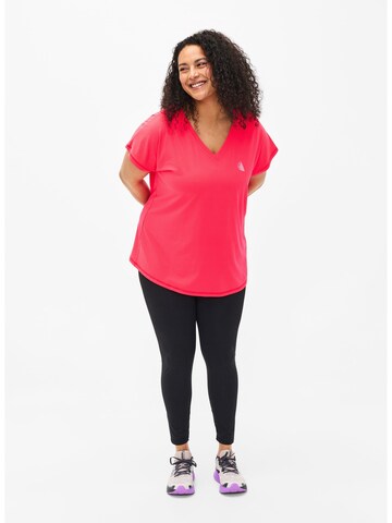 Active by Zizzi Functioneel shirt 'Abasic' in Roze