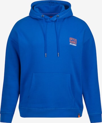 Sweat-shirt STHUGE en bleu : devant