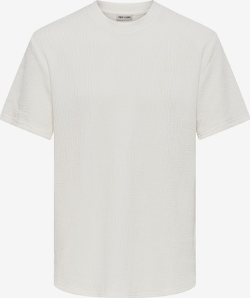 Only & Sons Bluser & t-shirts 'ONSLazio' i hvid: forside