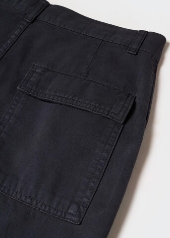 MANGO Regular Jeans 'newcargo' in Schwarz