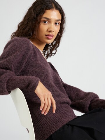 VILA ROUGE Sweater 'VILOA' in Purple