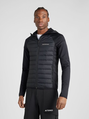 Veste outdoor PEAK PERFORMANCE en noir : devant