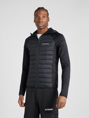 PEAK PERFORMANCE Куртка в спортивном стиле в Черный: спереди
