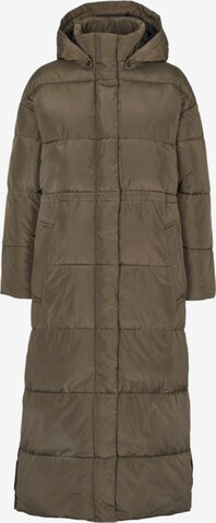 Manteau d’hiver 'Dagmar' basic apparel en vert : devant