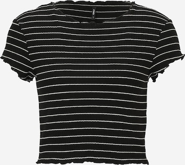 Only Petite قميص 'ANIT' بلون أسود: الأمام