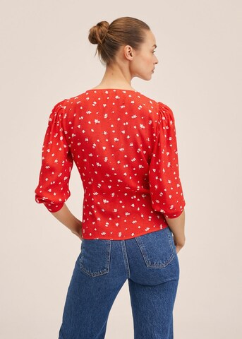 Camicia da donna 'Carol' di MANGO in rosso