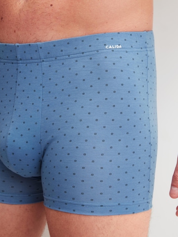 CALIDA Boxershorts 'Cotton Code Design' in Blau