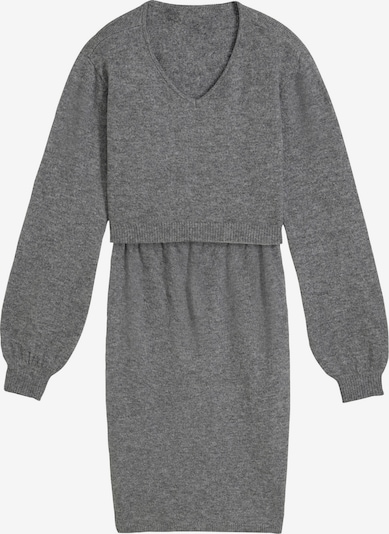 bonprix 2-teiliges Umstands-Strickset in XS in graumeliert, Produktansicht