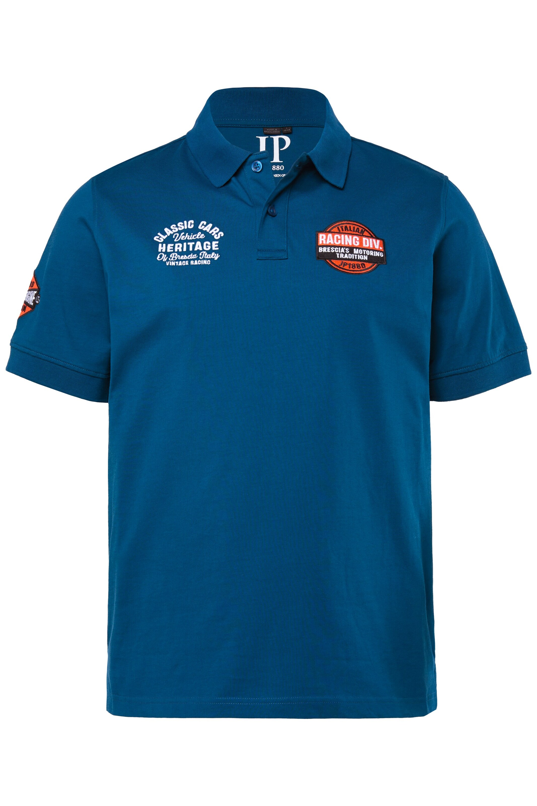 JP1880 Poloshirt in Blau: Vorderseite