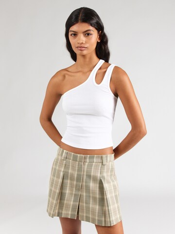 ABOUT YOU Top 'Tasha' in White: front