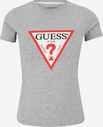 T-shirt 'ICONIC' GUESS JEANS en gris : devant