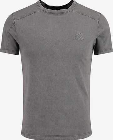 Key Largo T-Shirt 'MT METROPOL' in Grau: predná strana