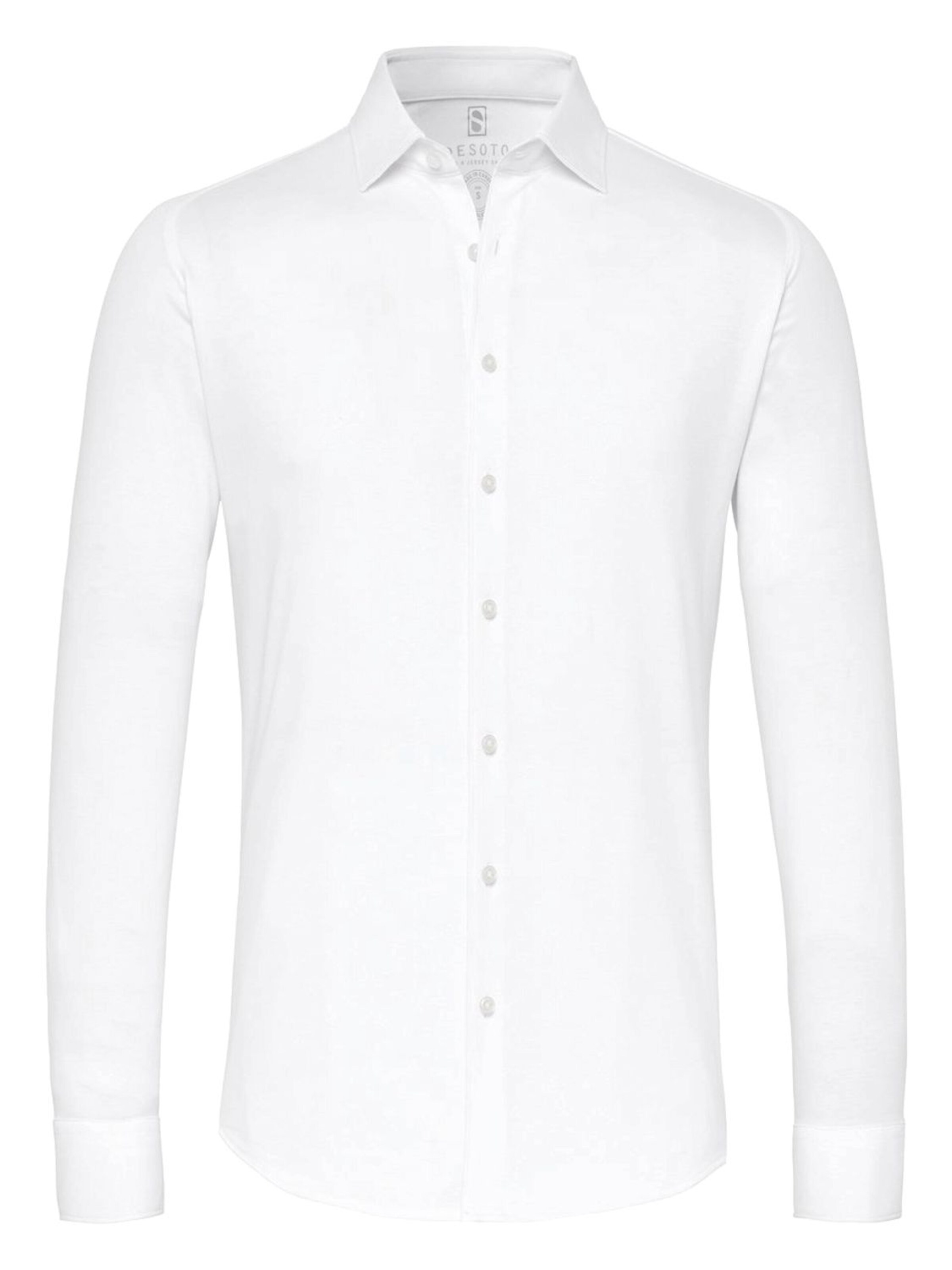 DESOTO Button Up Shirt 'Kent' in White: front