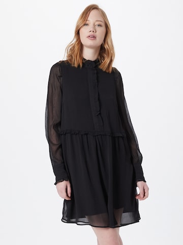 VERO MODA Blousejurk 'Dee' in Zwart: voorkant