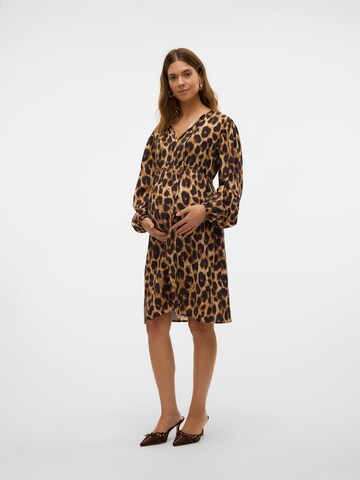 MAMALICIOUS Dress 'MLNalene' in Brown