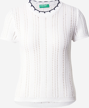 UNITED COLORS OF BENETTON Pullover in Weiß: Vorderseite