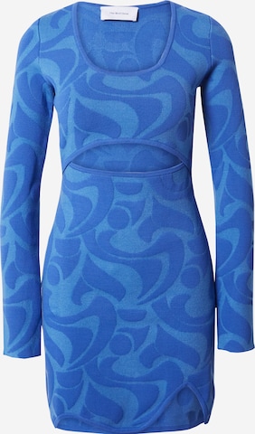 Abito in maglia 'Cana' di The Wolf Gang in blu: frontale