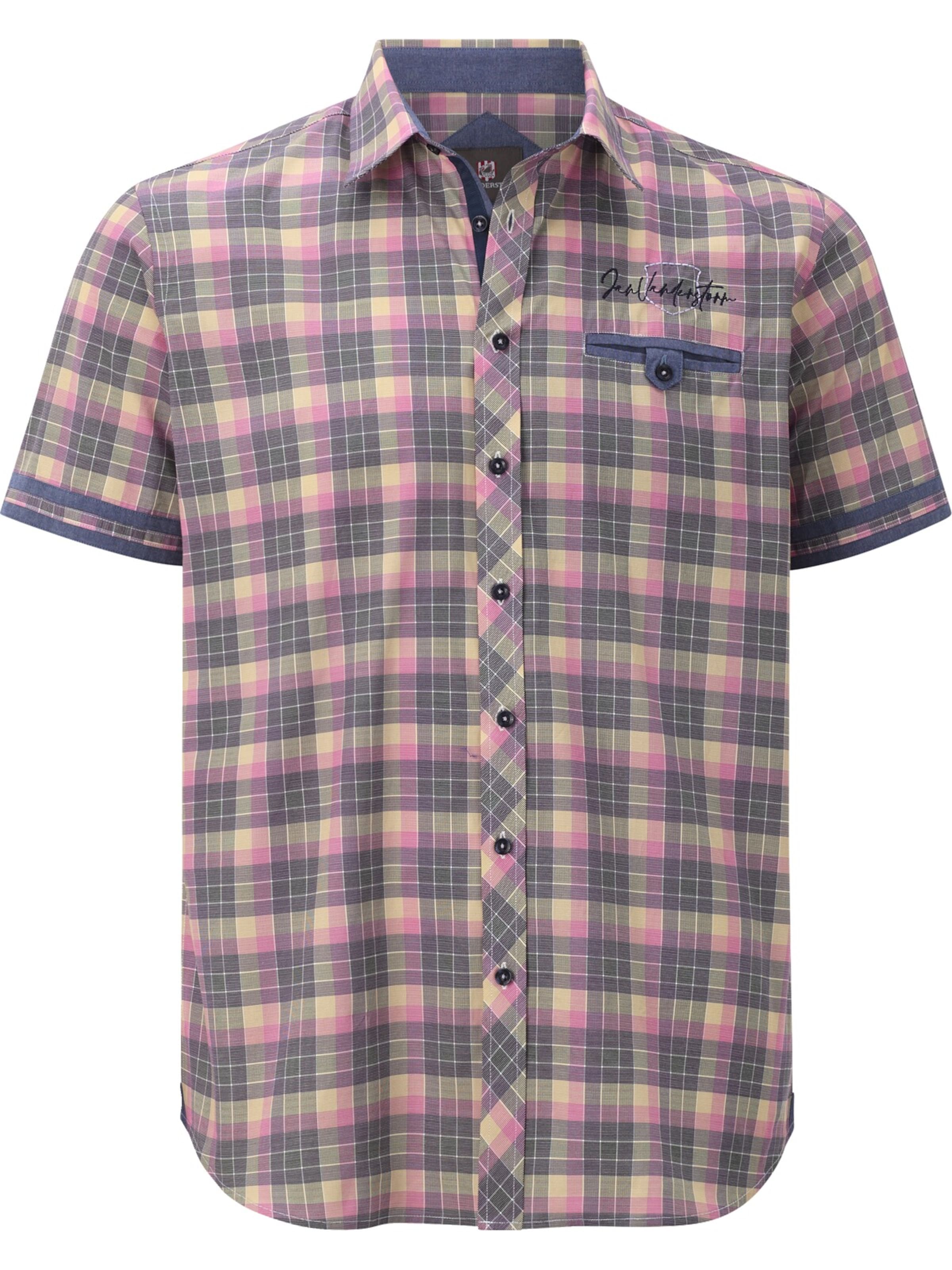 Jan Vanderstorm Comfort Fit Hemd 'Kjorkse' in Pink: Vorderseite