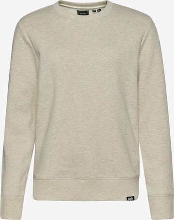 Sweat-shirt Superdry en beige : devant